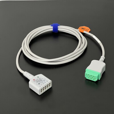 GE Healthcare Vivid 7 11 Pin 3/5 Leads Trunk ECG Cable - Same Day Shipping