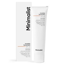 minimalist SPF 40 water resistant sunscreen 50g,