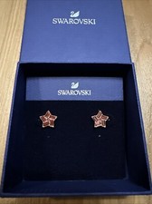 Orecchini a perno Swarovski stella cristallo rosso stella