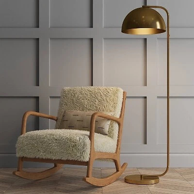 Valencia Floor Lamp Brass Includes LED Light Bulb Project 62