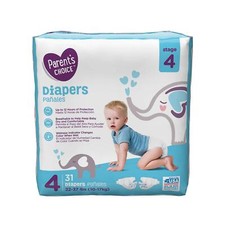 's Choice Diapers Choose Your Size 31 Count