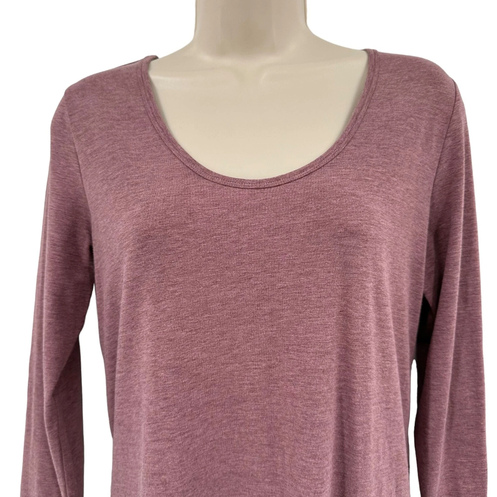 lole organic cotton blend long sleeve athleisure tunic dress 