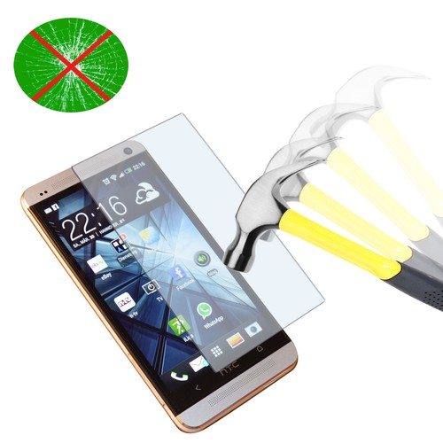 4 x PANZERFOLIE HTC One M7 soft TPU Display Bruchschutz Folie Schutzfolie KLAR - Picture 2 of 2