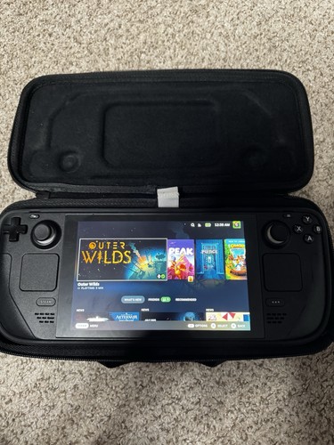 Valve Steam Deck 64GB Handheld Portable Gaming Console - Black w/ Case