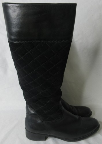 Gabor Womens Quilted Leather & Suede Boots US Size 8 Style 71-636-17 READ - Picture 3 of 13