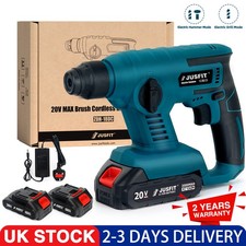 Cordless Hammer Impact Drill SDS Plus Rotary Drill  Electric Driver Screwdriver