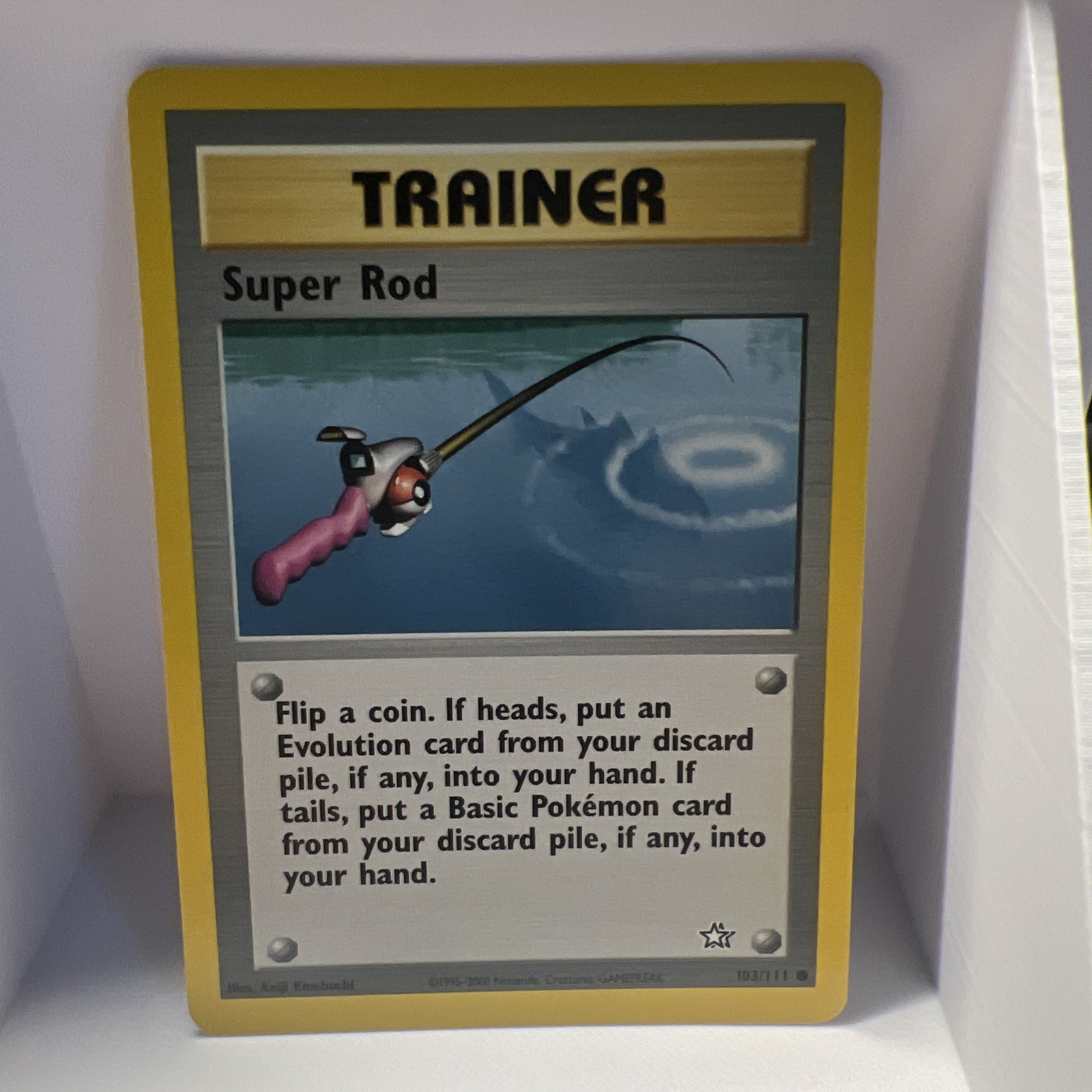 Pokemon Super Rod Common 1st Edition Neo Genesis 103/111 NM