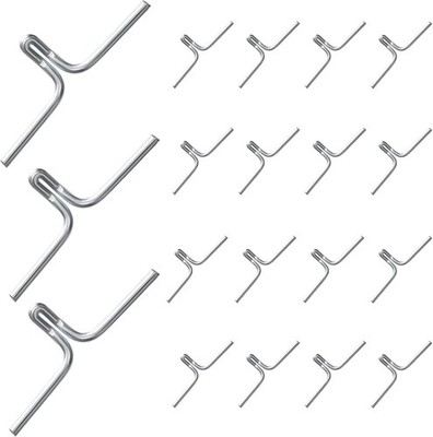 60/100 Pcs Lawn Chair Metal Webbing Clip Replacement for Chair Frame Rubber Web