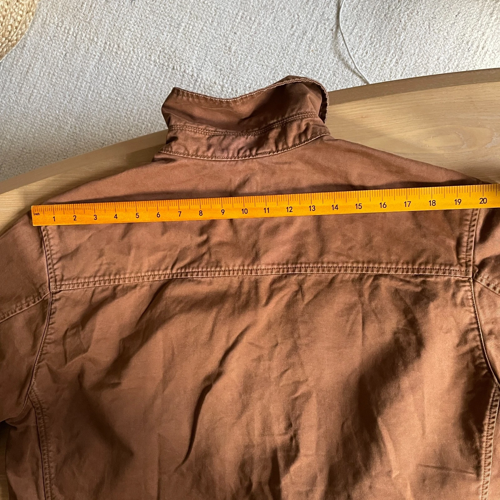 Atlantic Rancher Boatyard Cruiser Jacket Mens L Tobacco Cotton Chore Pristine - product detail image 11