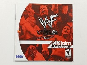 WWF ATTITUDE SEGA DREAMCAST (DC) NTSC-USA (COMPLETE - GOOD CONDITION OVERALL)