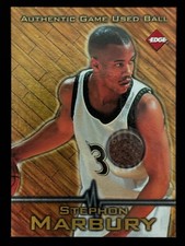 1997 Collector's Edge - Game Used Ball Stephon Marbury #4 (MEM)