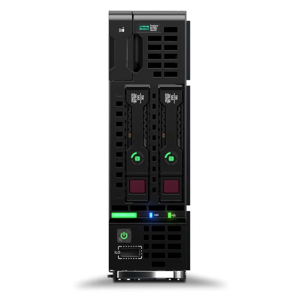 HPE ProLiant BL460c Gen10 2SFF CTO Blade: Up to 2x Xeon Scalable CPU, 2TB DDR4 - Immagine 2 di 4