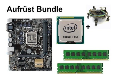 Aufrüst Bundle - ASUS H110M-A D3 + Intel Core i5-6600K + 4GB RAM #90592