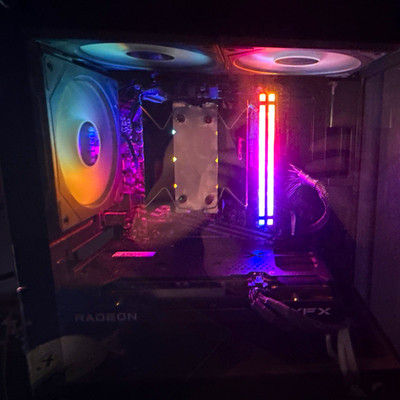 Custom/Whitebox Gaming Tower PC Ryzen 5 5500 32GB RX 6600 1TB SSD RGB