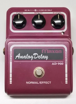 MAXON AD-900 Analog Delay Effects Pedal MIJ MN3005 3101 2Chips Eary Model #52