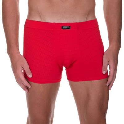 bruno banani short herren unterhose CHECK LINE 2.0 rot Gr. M/5