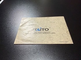 Panic Restaurant NES Nintendo Manual Aut&eacute;ntico NES-PR-USA Taito Raro