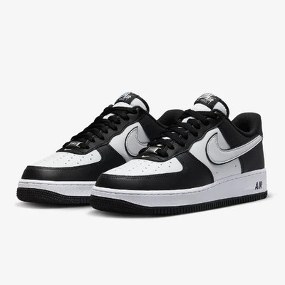 Nike Air Force 1 '07 Black White Panda Sneakers DV0788-001 Mens Size