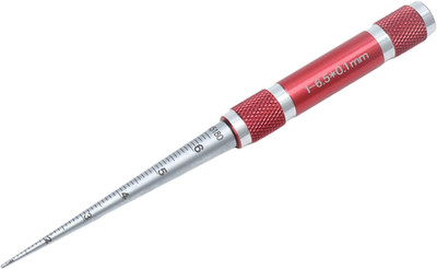 Aperture Tapered Hole Ruler Stainless Steel Inner Hole Diameter Measuring Tool 1