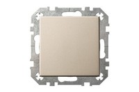 Liregus Epsilon Kreuzschalter Champagner Unterputz 10A 250V Federkontakte 1Fach