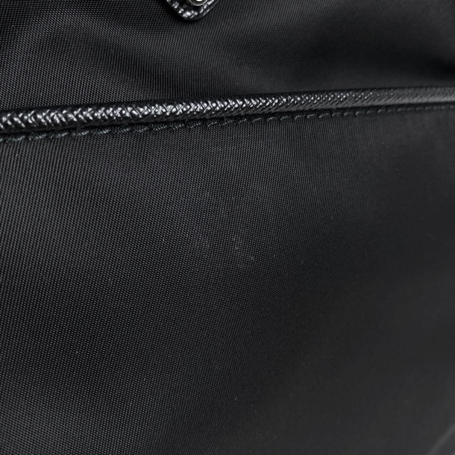 PRADA 1BG052 Plate Tote Bag Shoulder Bag Nylon Black #BS1367 thumbnail 5
