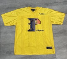 Zen Sport Players 01 Football Jersey Yellow Size L Y2K Vintage Style