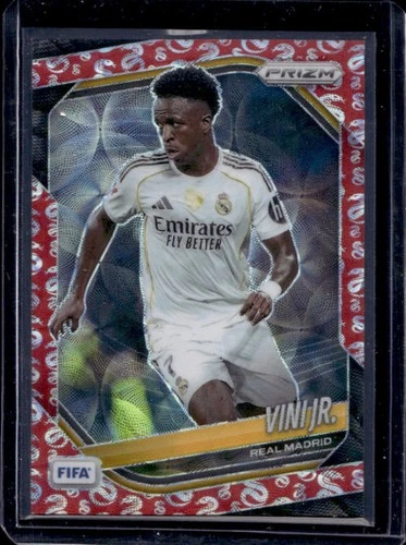 2025-26 Panini Prizm FIFA Vini Jr. Choice Snake Year Prizm #/48 Real Madrid