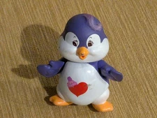 Vintage 1985 Care Bears Cousin "Cozy Heart" Penguin poseable figure figurine