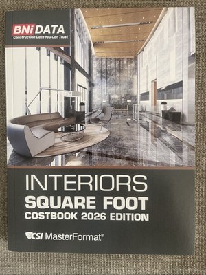 BNi DATA Interiors Square Foot 2026 Costbook 2026 Edition CSI Master Format