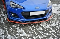 Maxton Design Frontlippe V.4 Passend FüR Subaru BRZ Mk1 FL Rot Hochglanz