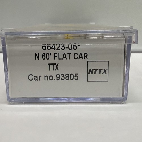 Tren remolque TTX 60’ coche plano escala N Intermountain 93805 nuevo stock antiguo HTTX | Condition: New