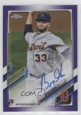 2021 Topps Chrome Rookie Purple Refractor 121/250 Bryan Garcia #RA-BG Auto w5b