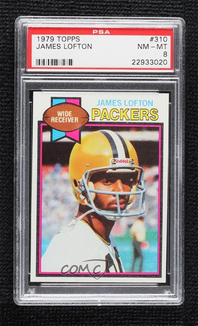 1979 Topps James Lofton #310 PSA 8 Rookie RC HOF 0q4x