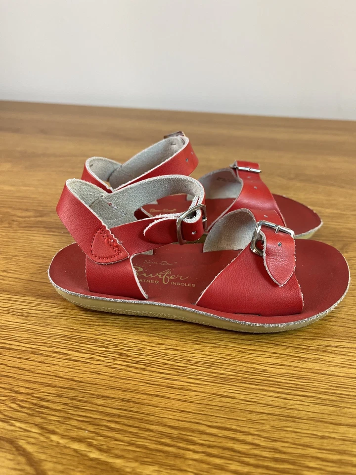 Sandalias de agua salada Sun-San Surfer rojas talla 9 Foto 4 de 4
