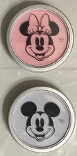 Daiso Disney Mickey and Minnie Mouse Magnetic Cases - Set of 2