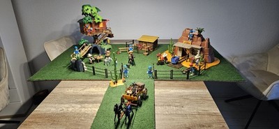 Playmobil Western Set Goldgräber Lager Goldmine Camp ACW Figuren komplett