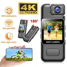 4K 1080P WiFi Actionkamera Sport Körperkamera Vlogging Nachtsicht Kamera Bodycam
