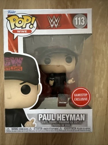 Funko Pop! Vinyl: WWE - Paul Heyman - GameStop (Exclusive) #113 w/Protector