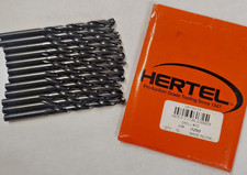 Hertel #10 P-3 Cobalt Jobber Drill Bits SP 12...