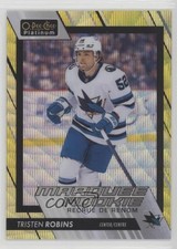 2023-24 O-Pee-Chee Platinum Marquee Rookies Neon Yellow Surge Tristen Robins e9p