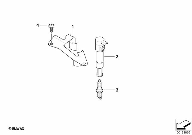 Genuine BMW-Motorrad Spark Plug 12127664404