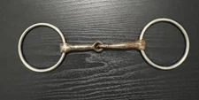 Loose Ring Snaffle Sweet Iron English Western Training Horse Bit 5” Tack