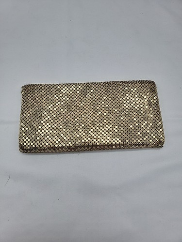 Vintage Whiting und Davis Gold Mesh Scheckbuchhülle - Bild 12 von 12