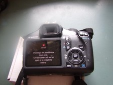 Canon EOS Rebel T3 DSLR Camera Body Only - No Accessory - Not Working - Err 30