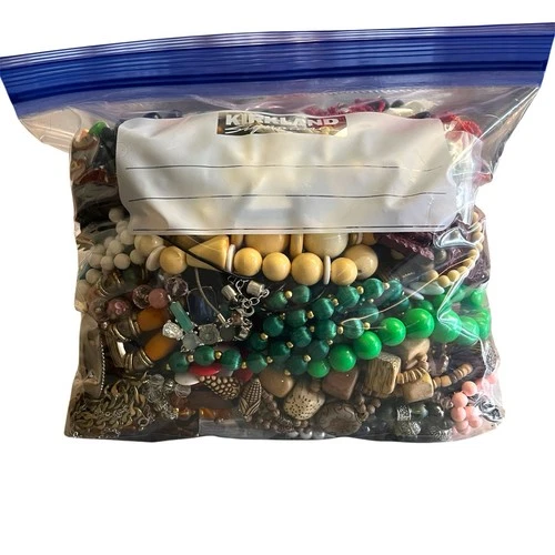 Lot Mystery Costume Jewelry Craft Repair Wearable Mix Vintage Modern  6lbs