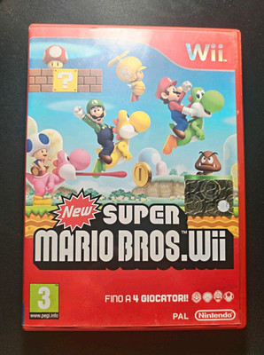 Nintendo New Super Mario Bros. Wii   Handbuch enthalten (CIB)
