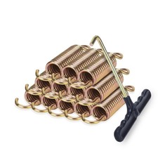 Trampoline Springs 3.5" to 8.5" Galvanized Steel Heavy Duty High Tensile Univ...