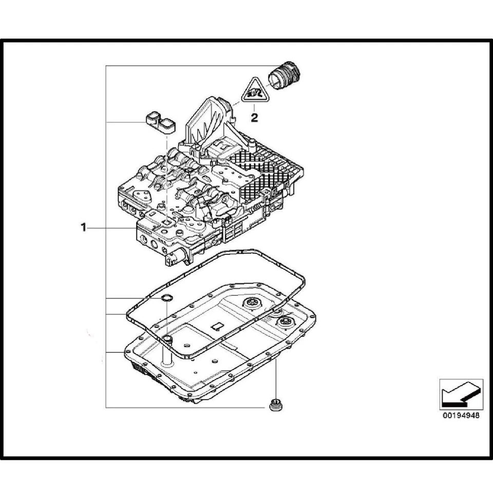 PARA BMW 745Li X5 transmisión automática cárter de aceite 6HP26 con kit de pernos de junta 24117571227 Foto 4 de 4