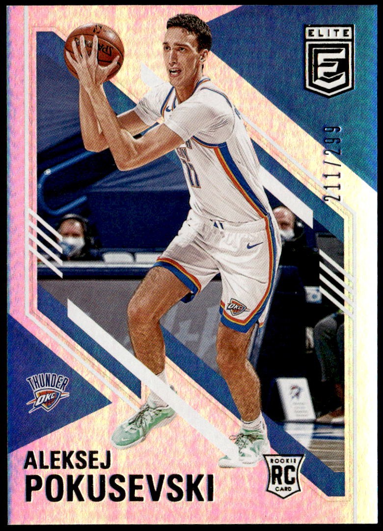 2020-21 Panini Donruss Elite #150 Aleksej Pokusevski #/299 Rookie E1