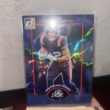 2025 Panini Donruss TreVeyon Henderson #20 Rated Rookies Retro Patriots RC